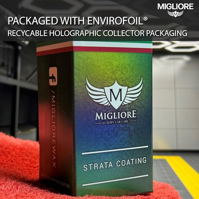 Migliore Strata Coating: High Gloss SiO2 PRO Ceramic Coating & Car Sealant │ 1-2 Years of Protection │ Apply After Car Wash Clay Bar Buffer Polisher │ Auto Marine Boat Motorcycle