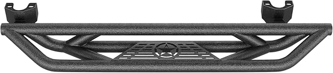 for Jeep JK Running Boards Drop Side Steps Compatible with 2007-2018 Jeep Wrangler JK 2 Doors, Heavy-Duty Steel Nerf Bars Step Plates Rock Sliders Rails (Off-Road, Black)