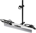 Hitch Mount Single Bike Rack with Ramp for Electric Bike, 100 lbs. Capacity Bike Carrier for Truck, Trailer, RV, SUV