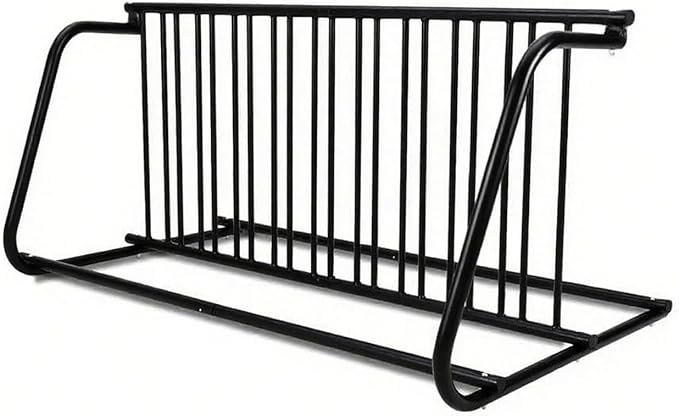 Commercial Floor Bike Rack Stand-10 Bike Rack,Dual Slot Size and Dual-Side Design,Premium Steel, Superior Stability, Suitable for Various Locations,Black