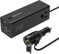 HITRENDS 300W Car Power Inverter Dual DC 12V to 110V AC Car Power inverters with PD 36W USB-C & 24W USB-A, Car Plug Converter with Switch and Current LCD Screen