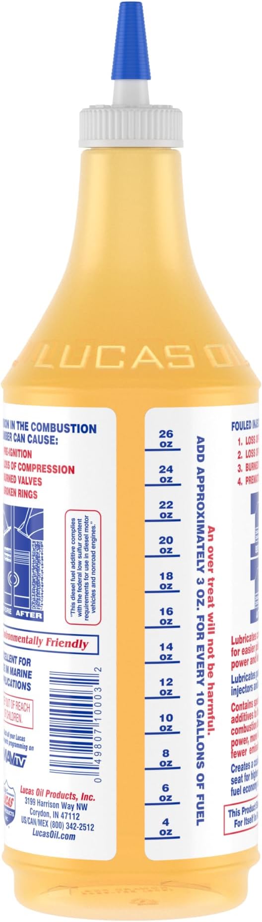 LUCAS Oil 10003-PK12 Fuel Treatment - 1 Quart
