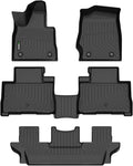 ANBINGO®Floor Mats Fit for Lincoln Aviator 6 Seats 2020-2025 Floor Liner Waterproof All Weather Car Mats Custom Fit Lincoln Aviator Durable TPE Rubber Mat for 2020-2025 Lincoln Aviator Accessories