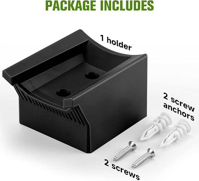 Leaf Blower Wall Mount Holder Compatible with EGO 765 CFM Power+ LB7654 & LB7650, Black ABS Wall Mount Bracket for Leaf Blower Storage