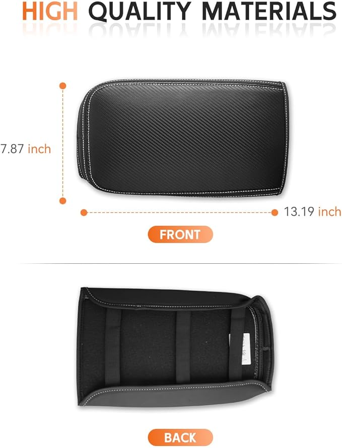 CDEFG for Chevrolet Blazer 2019-2025 Center Console Cover Armrest Box Cover for Chevy Blazer (2LT, 3LT, Premier, RS) 2020 2021 2022 2023 2024 2025 Accessories Console Arm Rest Protector