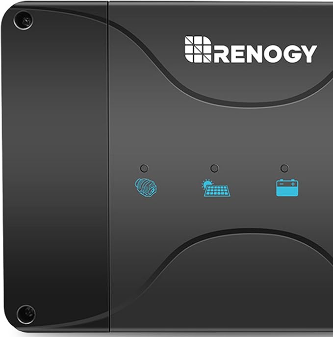 Renogy 12V 30A DC to DC Charger with MPPT & Multi-Stage Charging - Smart On-Board Battery Charger for Solar/Alternator Input - Charges Lithium, AGM, Gel, Flooded Batteries in RVs, Cars, Marine