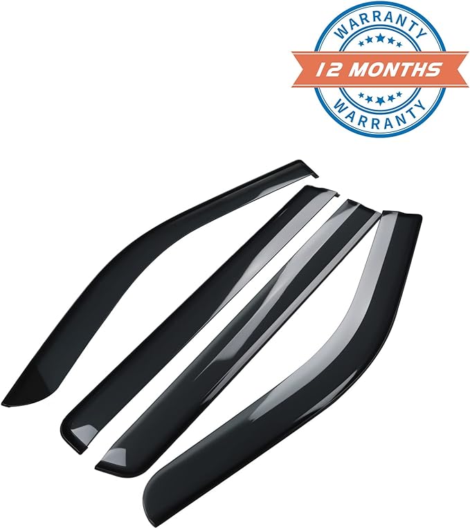 ZONFANT Window Rain Guards, Side Window Deflectors, Sun Visor Rain Vent Window Guards (4 Pcs) Compatible with 2022-2023 Tundra