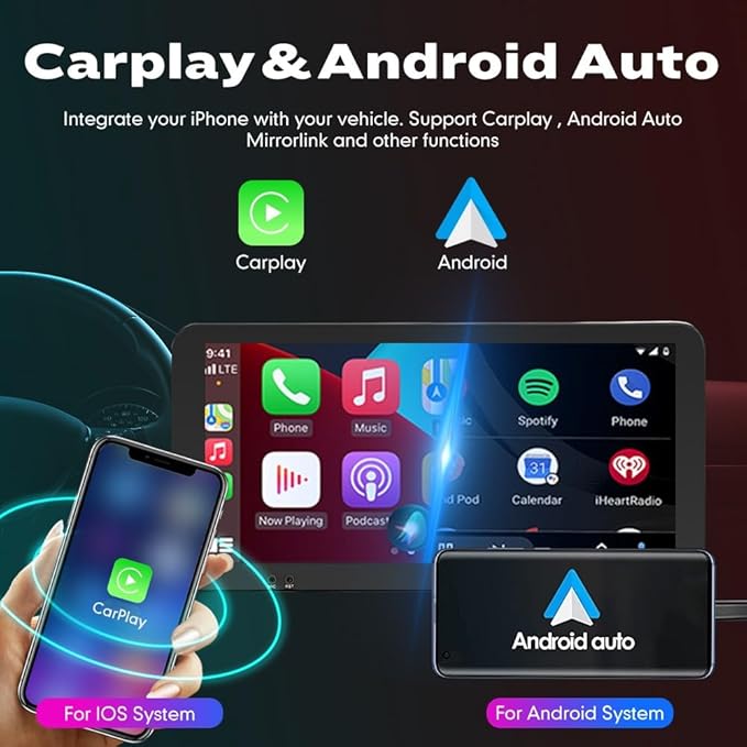 Kunfine Car CarPlay Android Auto Navigation Stereo GPS Radio Reverse Camera Display 10.33" QLED Touchscreen Headunit Tablet Pad Media Player For Peugeot 301 13-22 if Applicable Quad Core 1G+32G Silver