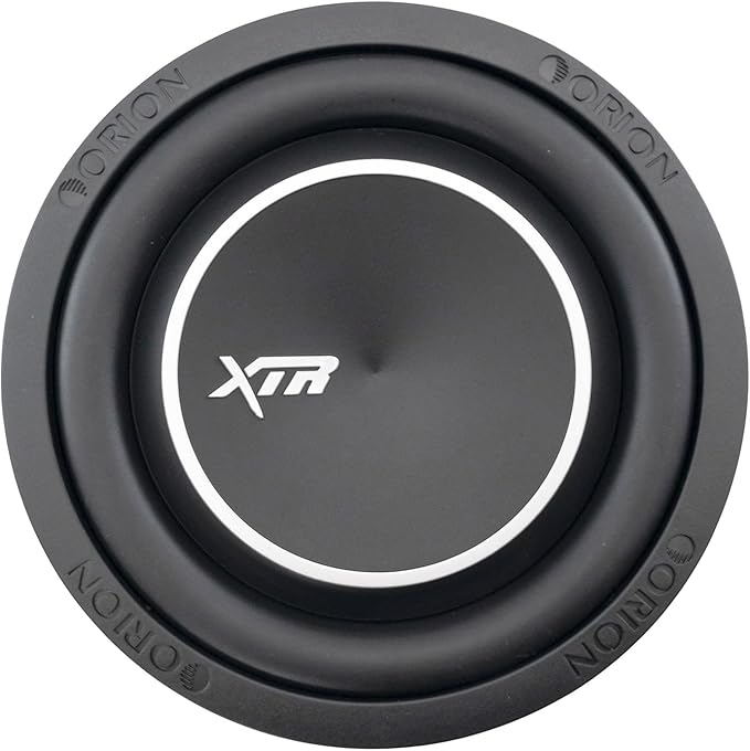 ORION XTR Series XTR10SWD2 Shallow Mount 10” Car Subwoofer, 1600W Max Power, 400W RMS, Dual 2 Ohm, UV Coated Cone, NBR Surround – Compact Slim Subwoofer for Clean Bass in Tight Car Audio Installs