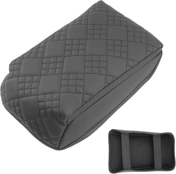 SXCY for 2025 VW Tiguan Armrest Cover Pad for 2025 Volkswagen Tiguan Accessories 2025 Tiguan Center Console Cover 2025 Tiguan Middle Console Cover Add Soft Cotton Cushion (Added-Pad)