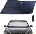 Windshield Sun Shade Umbrella for 2016-2025 Jaguar F-Pace Accessories: Custom Fit 210T Silver, Foldable Sunshade Front Window Sun Visor, Blocks UV Rays, Keeps Car Cool for Premium/Prestige/R-Sport/S