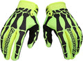 Skeleton Cool Motorcycle Bicycle Full Finger Off-Road Racing Gloves Outdoor Sports for Men Women & Mountaineering