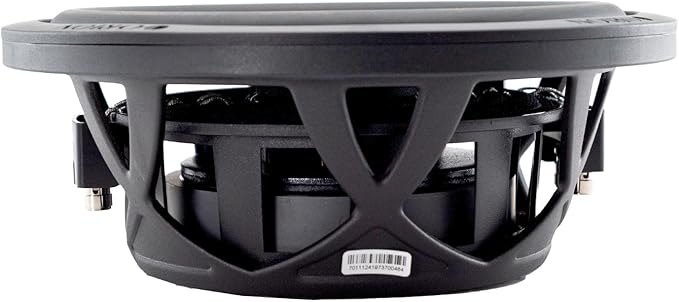 ORION XTR Series XTR10SWD4 Shallow Mount 10” Car Subwoofer, 1600W Max Power, 400W RMS, Dual 4 Ohm, UV Coated Cone, NBR Surround – Compact Slim Subwoofer for Clean Bass in Tight Car Audio Installs