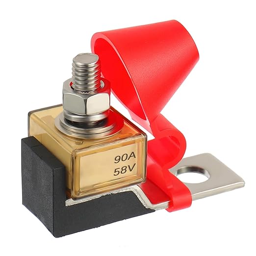 MRBF Terminal Fuse Block 90 AMP Marine Rated Battery Fuses 58V DC Max IP66 Waterproof Fuse Holder 90A