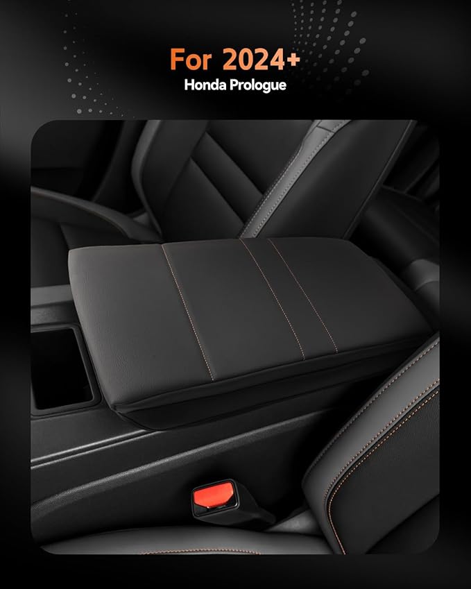 CDEFG for Honda Prologue 2024 2025 Center Console Cover Armrest Box Cover for Prologue (EX, Touring, Elite) Accessories Arm Rest Protector
