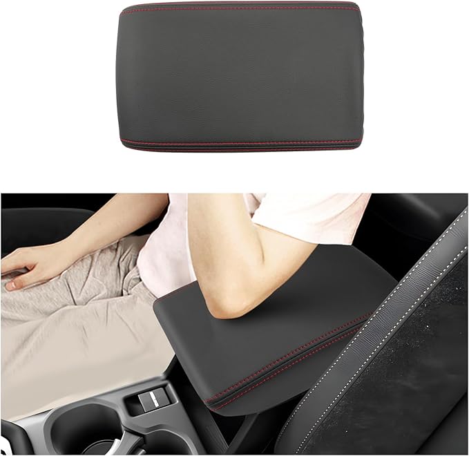 SXCY for 2025 Forester Armrest Cover for Forester 2025 Accessories 2025 Forester Center Console Cover 2025 Forester Middle Console Cover (Red Line)