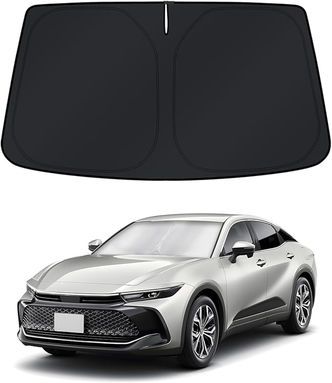 KUST Windshield Sun Shade for Toyota Crown 2023 2024 2025 Accessories Window Sunshade Sun Visor Protector Foldable Blocks UV Rays Keep Your Car Cooler