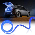 Car LED Strip Light For Trunk, 158Inch IP67 Silicone Waterproof Neon Light Strip Embedded, Flexible Cutting Universal Auto Interior Lights(Blue)