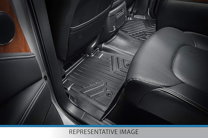 MAXLINER Custom Fit Floor Mats 2 Row Liner Set Compatible with -
