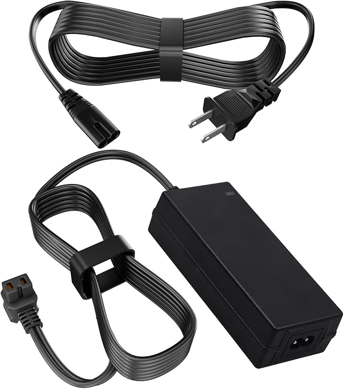 Car Refrigerator Power Adapter.AC/DC AC Power Cord Suitable for 12V Car Refrigerators, 12V Refrigerators, and Portable Car Refrigerators.