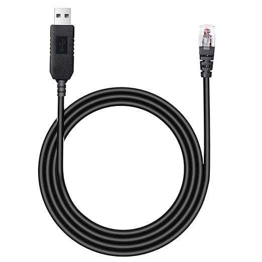 4.92Ft Radar Detector Cable - USB to RJ11 Plug Cable for Escort Radenso XP Uniden Beltronics Cobra Whistler - Premium Replacement Power Cord for Radar Detectors - Durable USB to RJ11 Connection