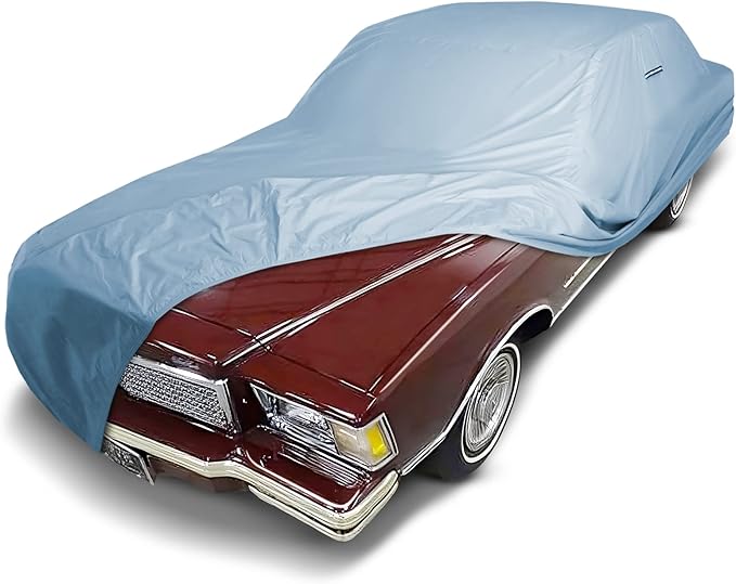 iCarCover Premium Car Cover for 1978-1988 Chevy Monte Carlo Heavy Duty Waterproof All-Weather Automobiles Custom Fit Indoor Outdoor UV Snow Protection Covers with Straps and Bag
