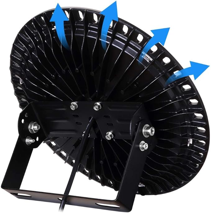 Viugreum 5 PACK 200W UFO LED High Bay Light, 20000LM 6500K Daylight White LED Warehouse Lighting, IP65 Waterproof Commercial Bay Lighting for Garage Barn Workshop Wet Location