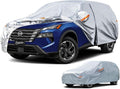 Kayme 6 Layers SUV Car Cover Custom Fit for Nissan Rogue (2007-2025) Waterproof All Weather for Automobiles, Outdoor Full Cover Rain Sun UV Protection.Silver