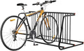 10-Bike Floor Bike Rack, 60” Dual-Sided Freestanding Steel Bike Stand for Garage, Schools & Events, Heavy-Duty Powder-Coated Storage Organizer, Easy Assembly