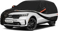 10 Layers SUV Car Cover Custom Fit for Kia Sorento (2012-2024) Waterproof All Weather for Automobiles, Outdoor Full Cover Sun UV Rain Protection with Cotton.Black