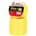 Floor Marking Tape,2 in x 108 FT Strong Adhesive Caution Tape,High Durability Warning Safety Tape for Indoor/Outdoor - Warehouses,Factories,Parking Lots,Retail Locations,Yellow,3 Rolls