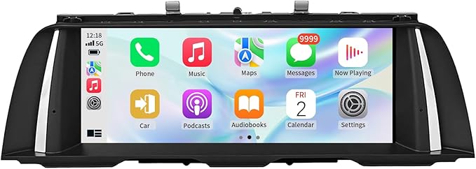 Wireless CarPlay/Android Auto 10.25 Inch Touchscreen for BMW 5 Series F10/F11 (2012-2016) with NBT System, Car Radio Receiver, Multimedia, Bluetooth, Car Stereo