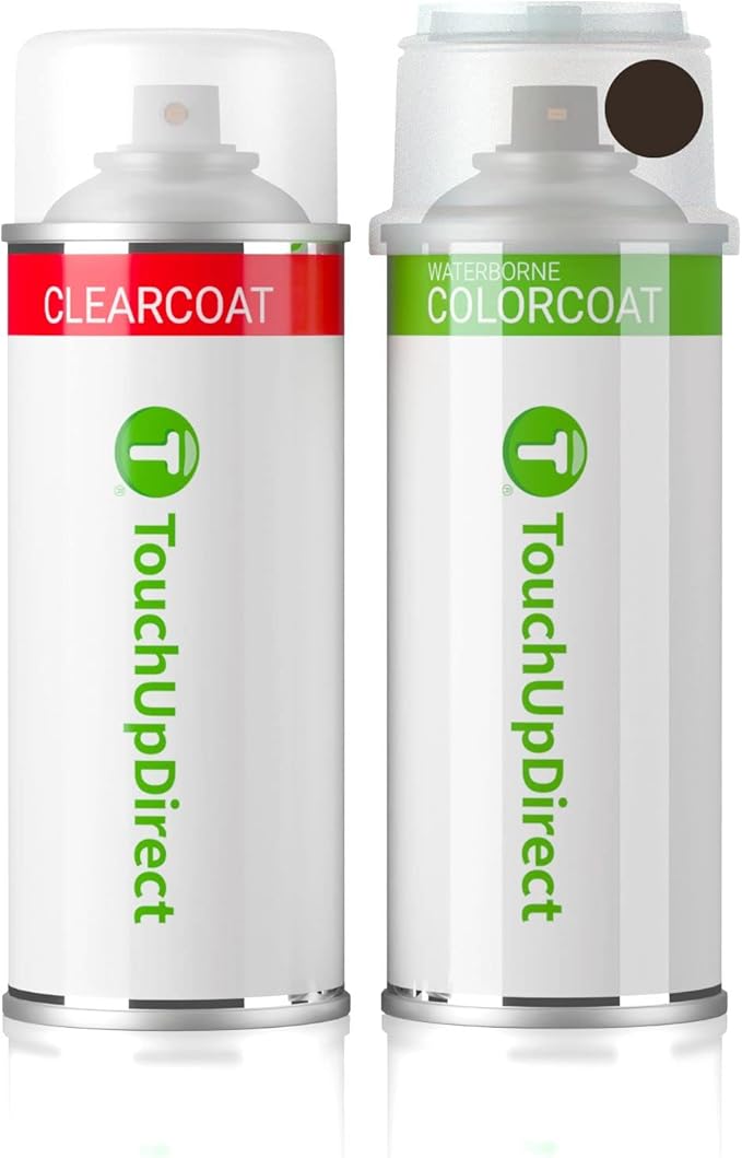 TouchUpDirect 4X7 Brownstone Compatible with Toyota Exact Match Touch Up Paint Aerosol - Essential Kit