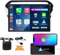 Kunfine Car CarPlay Android Auto Navigation Stereo GPS Radio Camera Display 13.1" QLED Touchscreen Headunit Tablet Media Player for Peugeot 301 2013-2022, if Applicable Octa Core 8G+256G Gloss Black