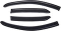 Lightronic Extra Durable Outside-Mount Auto Vent Window Visor, Fit 2013-2022 Buick Encore (EXCLUDES Encore GX), 2013-2022 Chevrolet Trax, UV Protection Rain Guard, Original Wind Deflector, Smoke, 4Pcs