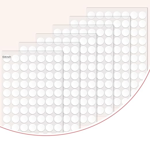 420pcs Double Sided Tape Wall Nano Sticky Dots Mounting Putty Two Sided Adhesive Strips Museum Putty Sticky Tack No Traces - Crafts Poster Decoration Picture Hanging Crafting Party - 0.8" Round
