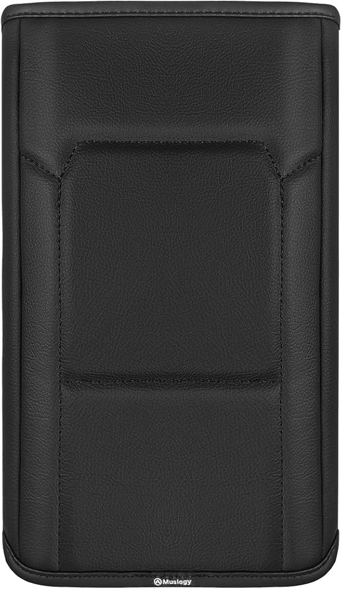 Muslogy Center Console Armrest Cover Compatible with Ford Bronco 2021 2022 2023 2024 2025 Comfort Armrest Pad Arm Rest Cushion Vegan Leather Protector Regular Thick