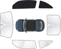 6pcs Car Window Shades for Volkswagen VW Beetle 2012-2019 Accessories,Windshield Side Rear Full Sunshade,Sun Visor UV Blocking, Privacy Protection and Blackout for Camping Outdoor