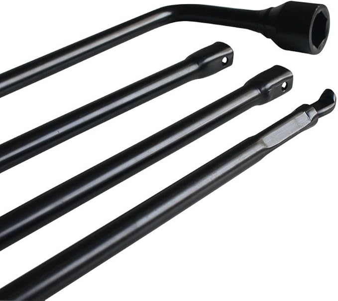 for Chevy Silverado 1500 /GMC Sierra 1500 Spare Tire Iron Tools Wrench Kit Replace 22969377 20782708 & Scissor Car Jack Wind Up Lift 2 Ton Capacity