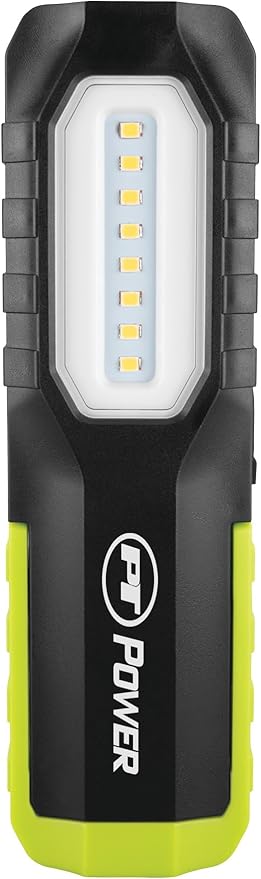 Performance Tool W2685 300+ Lumens 2-in-1 Li-Ion Work Light - Area Light and Spotlight in One, Rechargeable