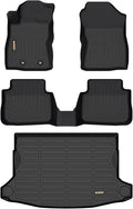 Binmotor-Floor Mats & Cargo Liner for Subaru Crosstrek 2024 2025, for Subaru Impreza 2024-2025, All Weather Car Mats for Crosstrek Accessories-Black