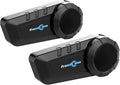 FreedConn KY PRO Motorcycle Helmet Bluetooth Headset, Motorcycle Communication Systems with CVC Noise Cancellation, Stereo Music, 6 Riders 0.75mi/1200m intercom, Dual Device Connection, IP65, 2 Pack