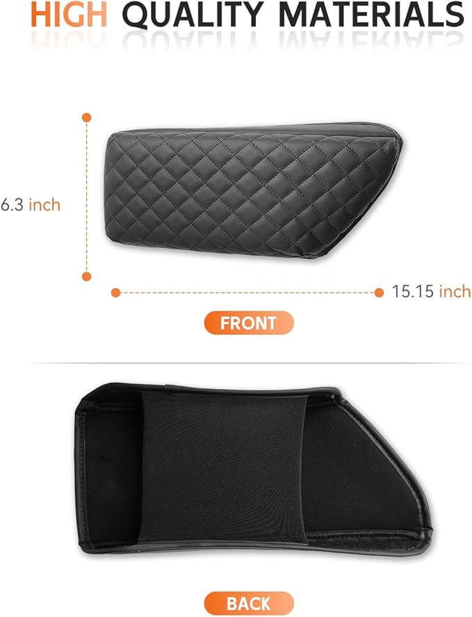 CDEFG for Volkswagen Jetta 2020-2025 Center Console Cover Armrest Box Cover for Jetta (S, Sport, SE, SEL, GLI Autobahn) 2021 2022 2023 2024 2025 Accessories Console Arm Rest Protector