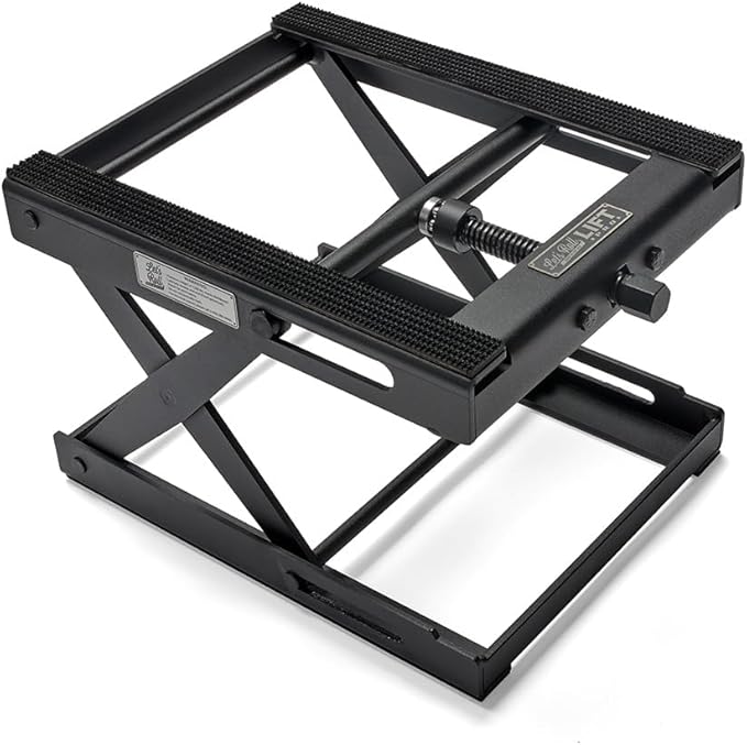 Let’s Roll Motorcycle Pro Garage Lift – 1100 LB Capacity Scissor, Motorcycle Stand – Replaceable Screw Action Hydraulic Jack, Heavy Duty Hydraulic Jack for Garage, Made in The USA