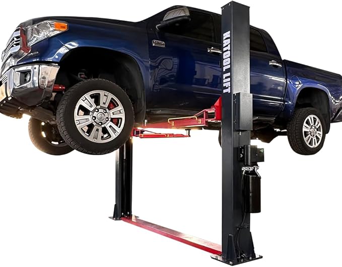 2 Post Lift 4.0HP 12000lbs Single Point Lock Release Car Lift Automotive Lift Truck Hoist 2 Post Car Lift for Repair Store