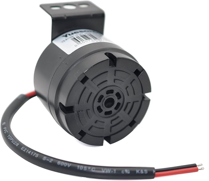 Universal 12-24V 100dB Waterproof Back-Up Alarm (Black-1 PCS)