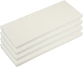 X AUTOHAUX 400x150x20mm 4pcs Car Garage Wall Guard Door Bumper Protector Anti Collision Water Resistance White