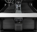 Custom All-Weather Protection Leather Car Floor Mats for Cars Sedan SUV Sports Car Waterproof Floor Mat (3D Black)