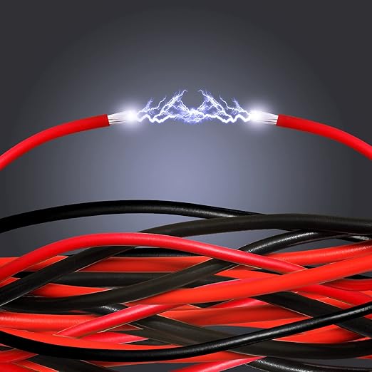 4 Gauge Wire - iGreely 30 FT Red & 30 FT Black 4 Gauge Tinned Copper Electrical Wire Cable for Car Audio Automotive Trailer Marine Harness Wiring 4AWG 30Ft