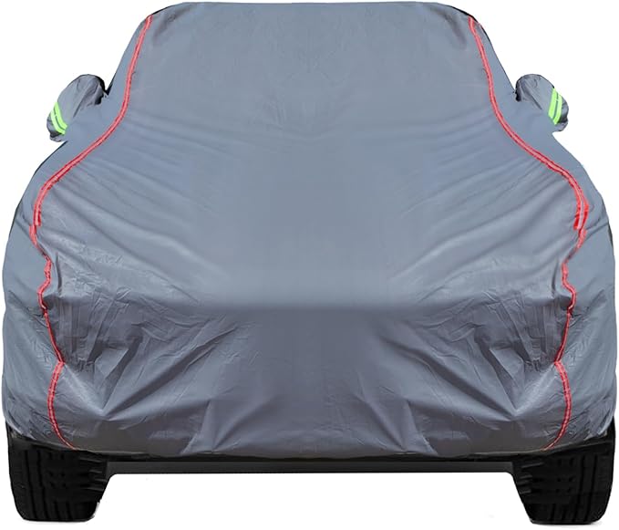 Waterproof Zipper Doors Pickup Car Cover, Ram 1500 2500/ Chevy Avalanche Silverado 1500/ F-150 F-250 Dodge D100 D200, Sunscreen UV Prevention Snowproof Wind, for Indoor Outdoor,for 213"-237",C8